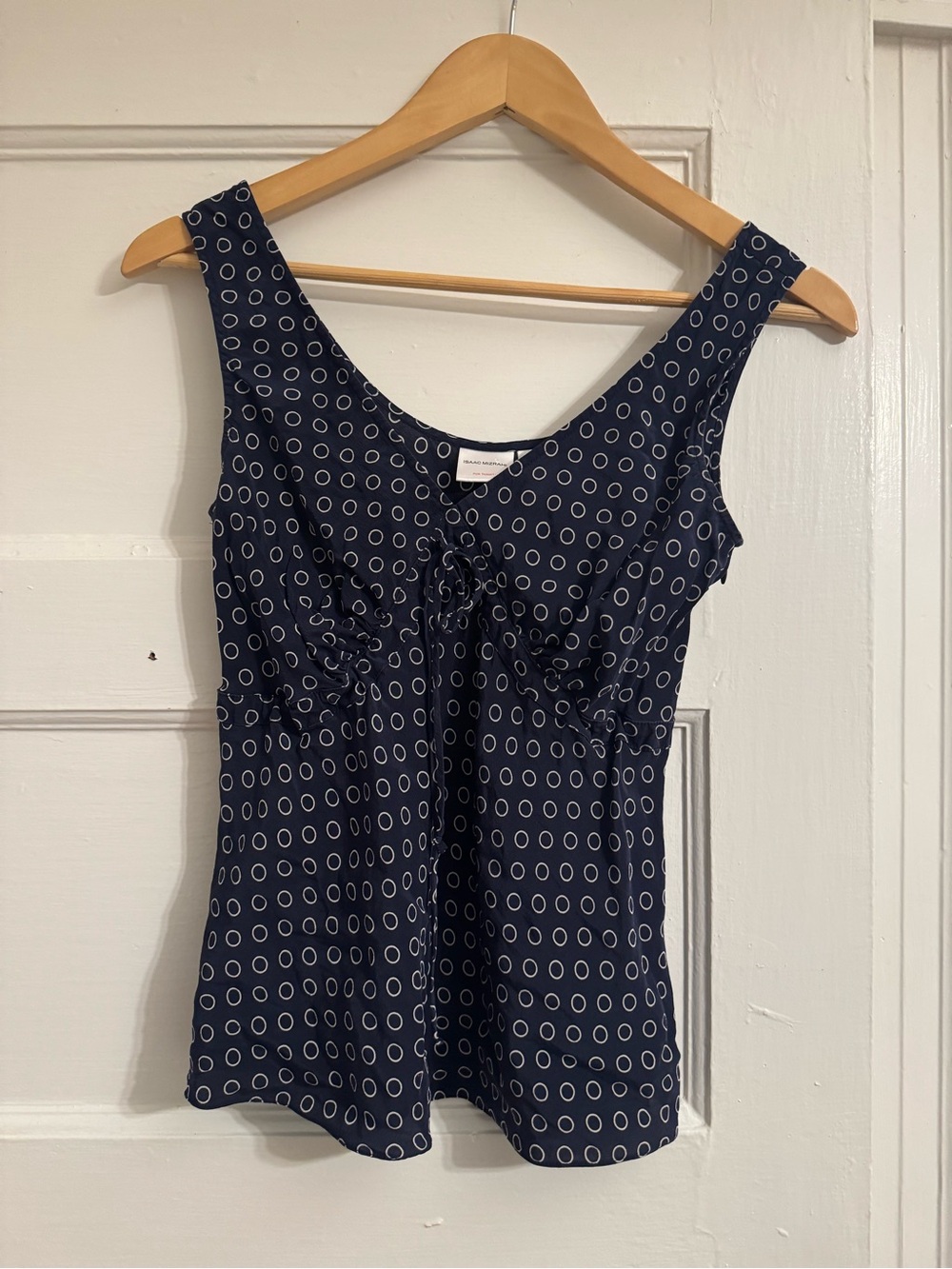 Isaac Mizrahi for Target silk polka dot tank